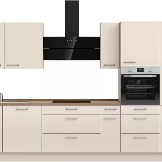 nobilia® Küchenzeile "Laser II", NEU: individuell anpassbar mit gratis Profi-Beratung, vormontiert, 360 cm breit, optional mit verschiedenen E‑Geräte-Sets – Image 3