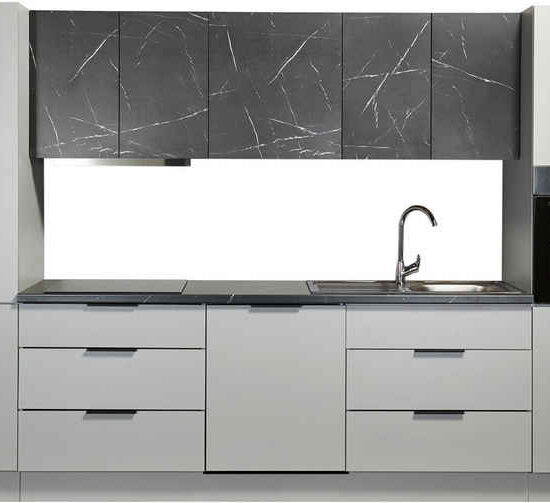 BASIC by Balculina Küchenzeile Esperanza B/H/T 340x215x60 cm, Breite 340 cm, wahlweise mit E-Geräten und Induktion – Bild 1