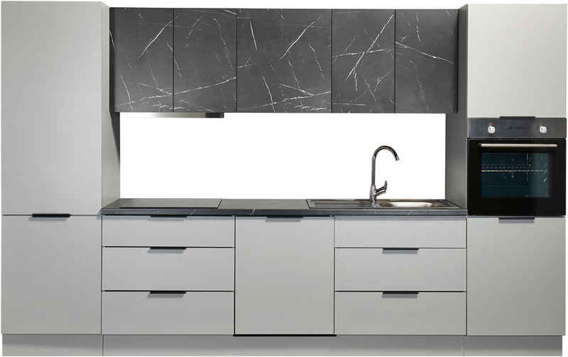 BASIC by Balculina Küchenzeile Esperanza B/H/T 340x215x60 cm, Breite 340 cm, wahlweise mit E-Geräten und Induktion – Bild 1