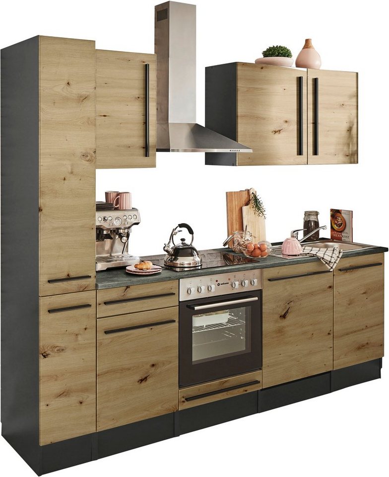 BASIC by Balculina Küchenzeile Jazz, Breite 250 cm, wahlweise mit E-Geräten – Bild 1