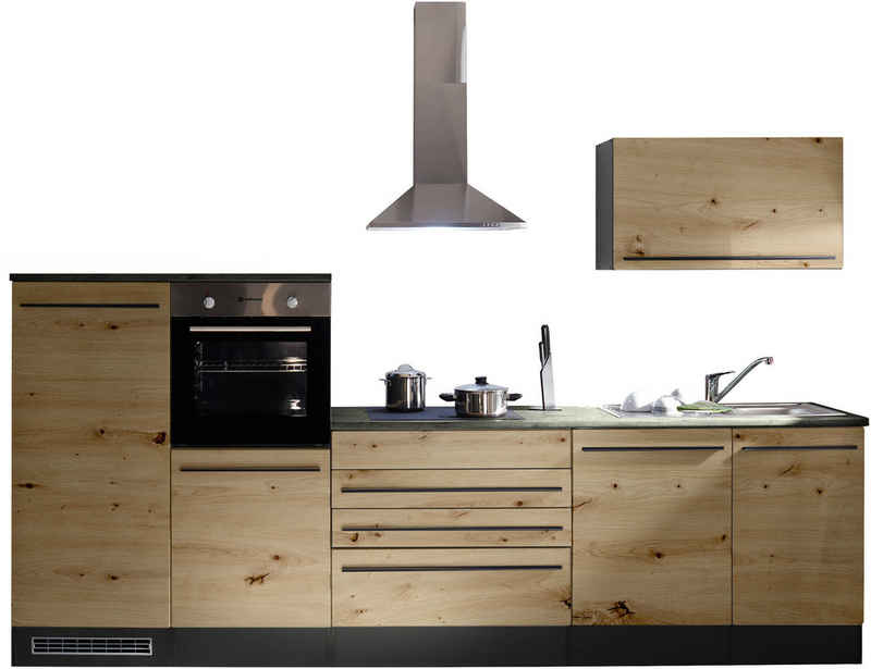 BASIC by Balculina Küchenzeile Jazz, Breite 320 cm, wahlweise mit E-Geräten – Bild 1