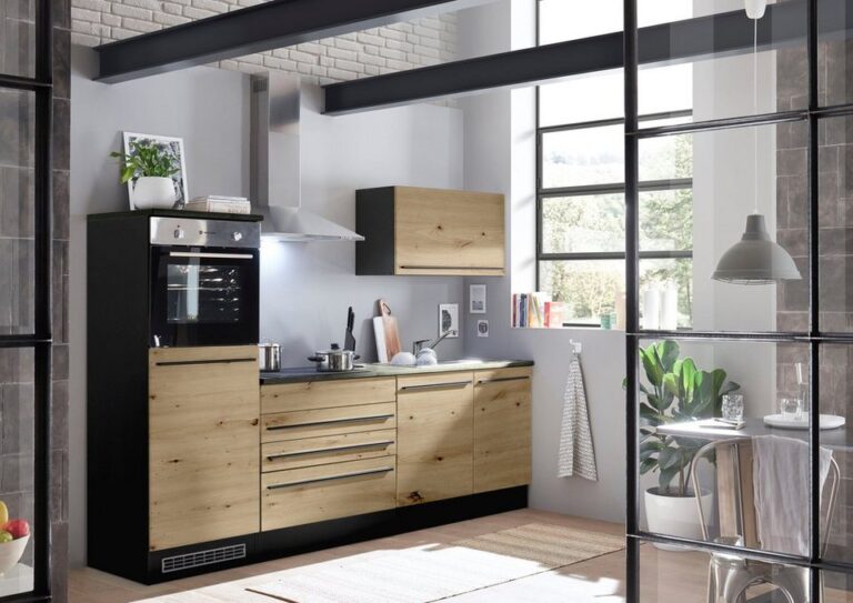 BASIC by Balculina Küchenzeile Jazz, Breite 260 cm, wahlweise mit E-Geräten