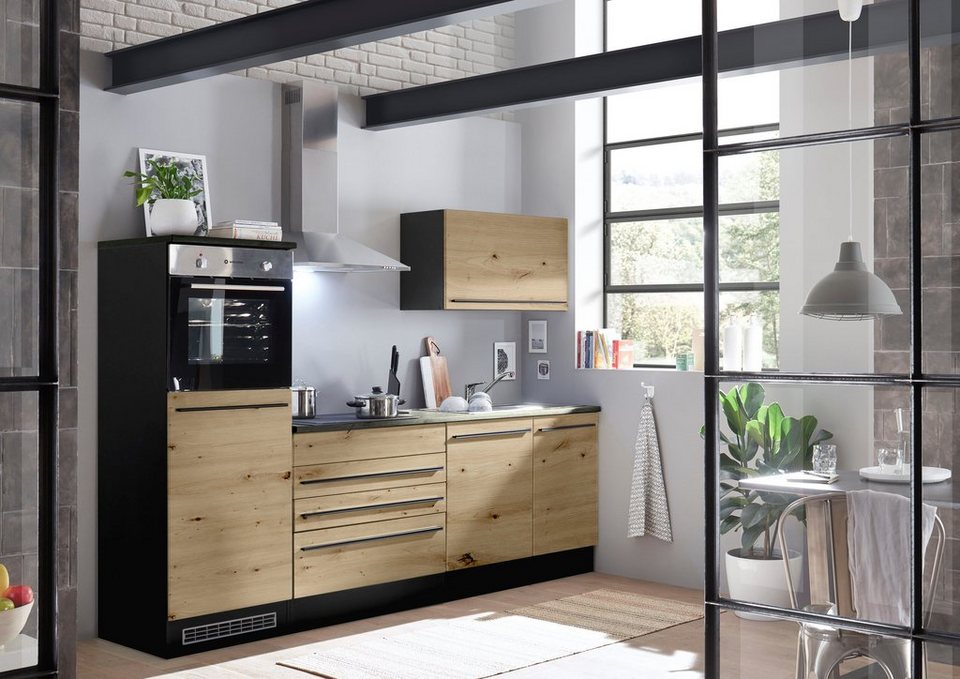 BASIC by Balculina Küchenzeile Jazz, Breite 260 cm, wahlweise mit E-Geräten – Bild 4