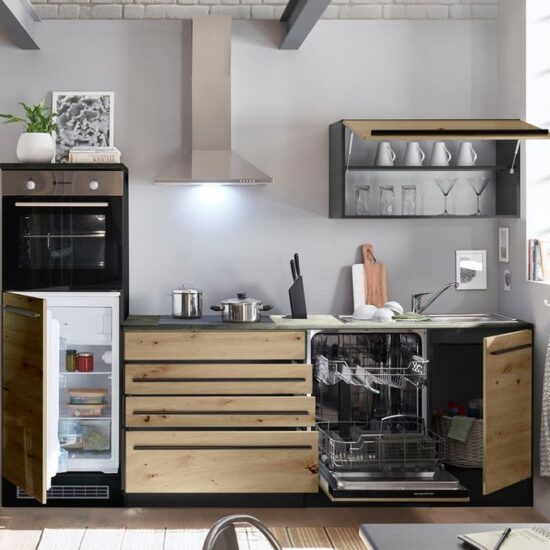 BASIC by Balculina Küchenzeile Jazz, Breite 260 cm, wahlweise mit E-Geräten – Bild 5