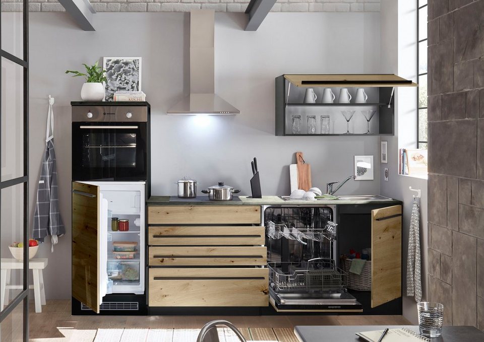 BASIC by Balculina Küchenzeile Jazz, Breite 260 cm, wahlweise mit E-Geräten – Bild 5