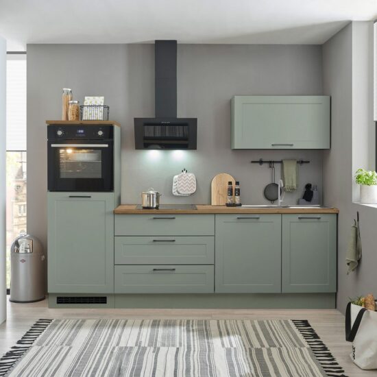 BASIC by Balculina Küchenzeile Marsi, Breite 260 cm, wahlweise mit E-Geräten, mit Soft-Close-Funktion – Bild 2