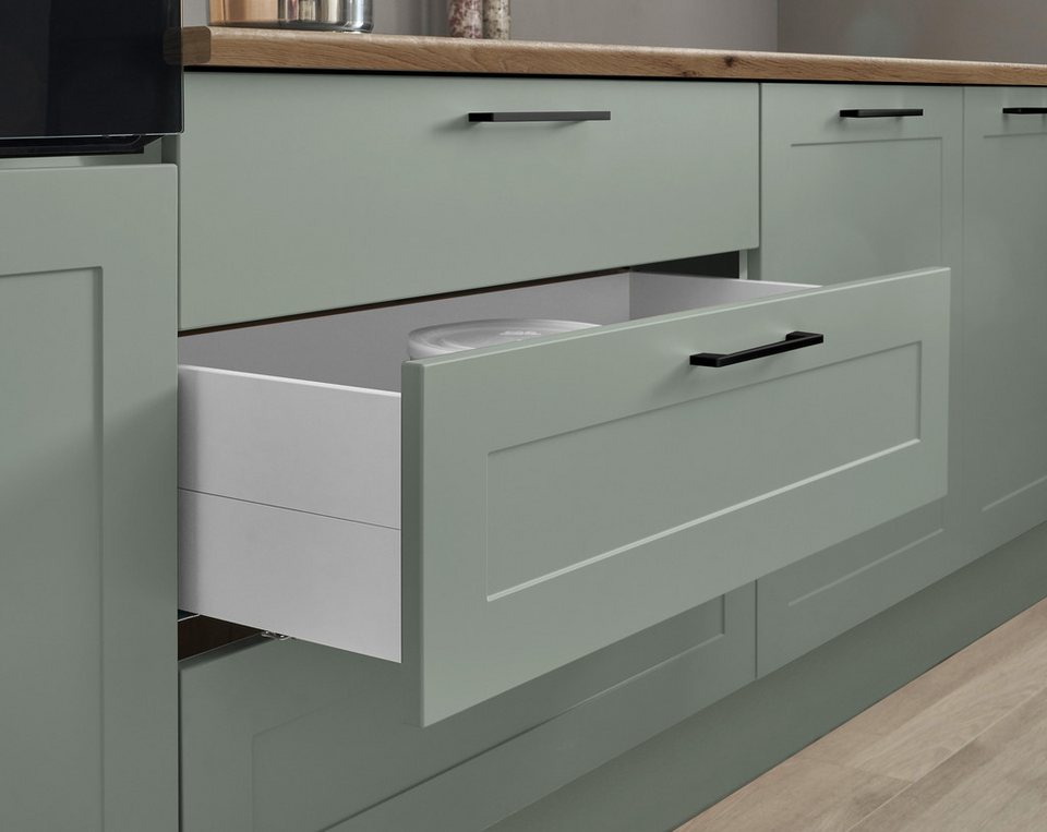 BASIC by Balculina Küchenzeile Marsi, Breite 260 cm, wahlweise mit E-Geräten, mit Soft-Close-Funktion – Bild 5