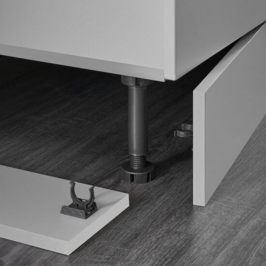 BASIC by Balculina Winkelküche Denver, Küche BxHxT 250/115 x 211 x 60, Breite 250 cm, wahlweise mit E-Geräten und Induktion – Bild 6
