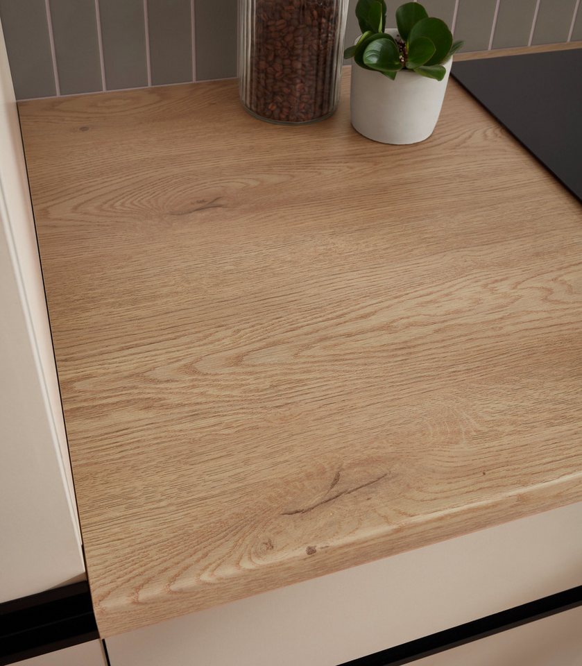 BASIC by Balculina Winkelküche Nizza B/H/T 280x211x60 cm, Breite 280 cm, wahlweise mit E-Geräten und Induktionskochfeld – Bild 8