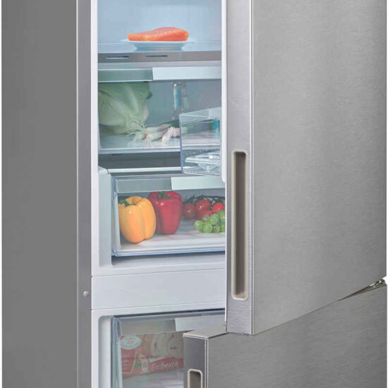 BAUKNECHT Kühl-/Gefrierkombination KGN Eco 201 C, 203,5 cm hoch, 59,5 cm breit, Kein Abtauen und ideales Frischeklima dank Dual Cool Total NoFrost – Bild 1