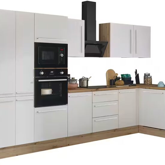 KOCHSTATION Winkelküche Florida, Stellbreite 370x175 cm, wahlweise mit E-Geräten, mit Softclose für Türen und Schubkästen – Bild 10