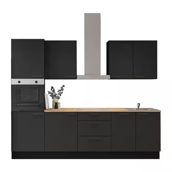 nobilia® Küchenzeile Norr, individuell anpassbar, gratis Küchenplanung mit Profis, (Breite 270 cm), vormontiert, wahlw. mit E-Geräten, inkl. Lieferung – Bild 6