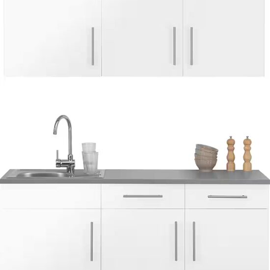 wiho Küchen Pantryküche Cali, ohne E-Geräte, Breite 160 cm – Bild 3