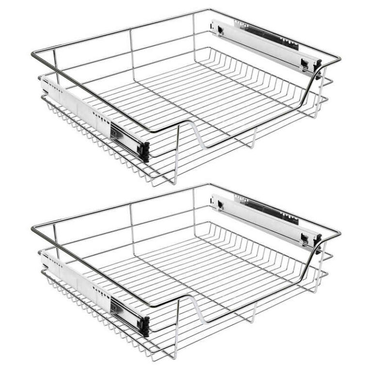 Clanmacy Schublade 2/4/6x 30-60cm Küchenschublade Schrankauszug Teleskopschublade