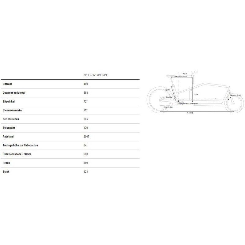 Cube Cargo Dual Hybrid 1000 - 1000 Wh - 27,5 Zoll - Long John – Bild 8