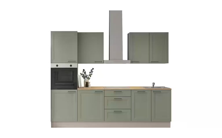 nobilia® Küchenzeile Norr, individuell anpassbar, gratis Küchenplanung mit Profis, (Breite 270 cm), vormontiert, wahlw. mit E-Geräten, inkl. Lieferung