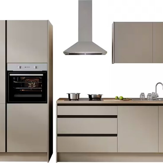 BASIC by Balculina Küchenzeile Isis B/T/H 335x60x210 cm, Breite 273 cm, wahlweise mit E-Geräten und Induktionskochfeld – Bild 11