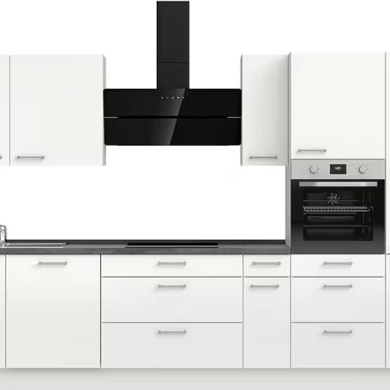 nobilia® Küchenzeile "MIAMI", NEU: individuell anpassbar mit gratis Profi-Beratung, vormontiert, Breite 360 cm, Ausrichtung wählbar, wahlw. mit E-Geräten – Bild 3