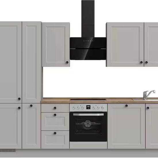 nobilia® Küchenzeile "MIAMI", NEU: individuell anpassbar mit gratis Profi-Beratung, vormontiert, Breite 300 cm, Ausrichtung wählbar, wahlw. mit E-Geräten – Bild 3