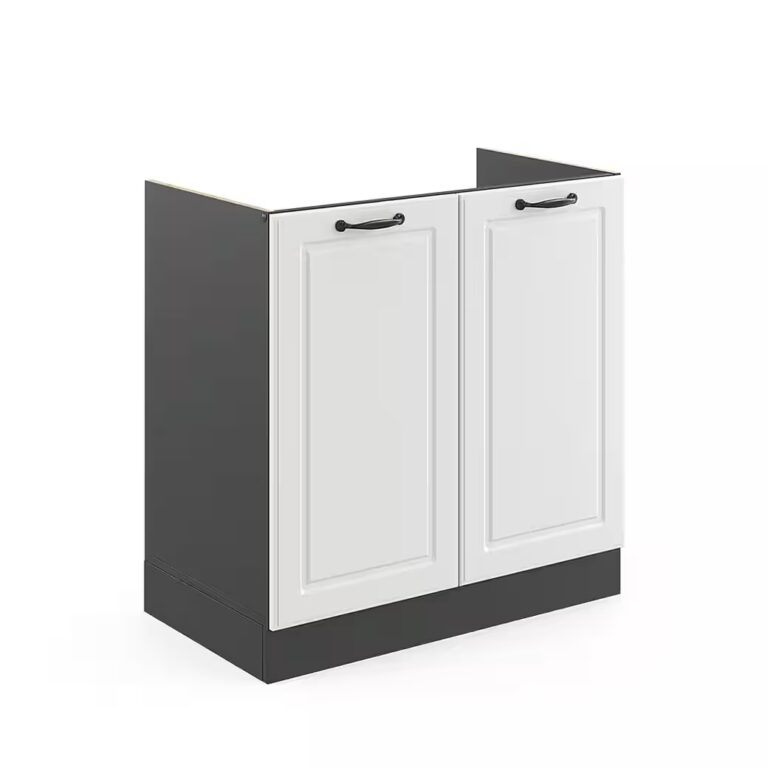 Vicco Unterschrank R-Line, Goldkraft Eiche/Anthrazit, 80 cm ohne Arbeitsplatte (1-St)