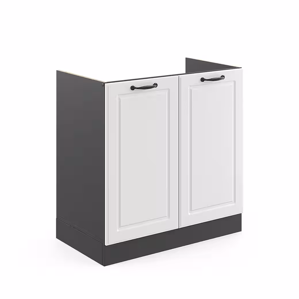 Vicco Unterschrank R-Line, Goldkraft Eiche/Anthrazit, 80 cm ohne Arbeitsplatte (1-St) – Bild 4