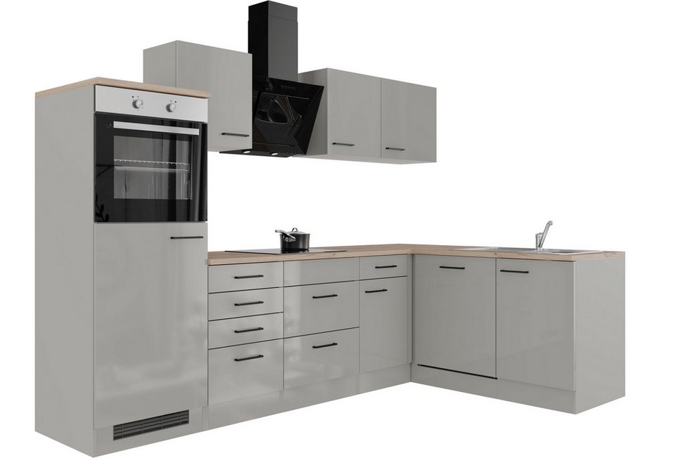 Flex-Well Küche Lund, wahlweise mit E-Geräten, Stellbreite 280x170 cm – Bild 3