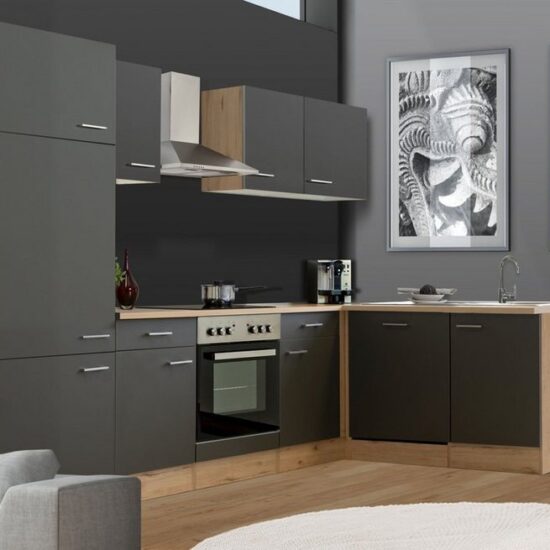 Flex-Well Küchenzeile Morena, mit E-Geräten, Gesamtbreite 280 x 170 cm – Bild 2