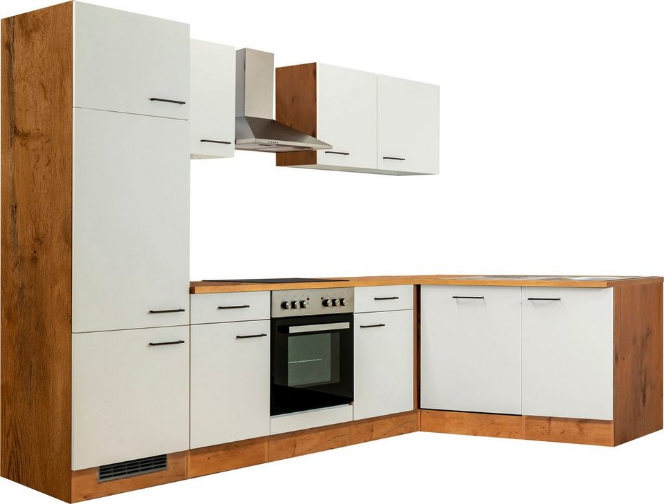Flex-Well Küchenzeile Vintea, mit E-Geräten, Gesamtbreite 280 x 170 cm – Bild 1