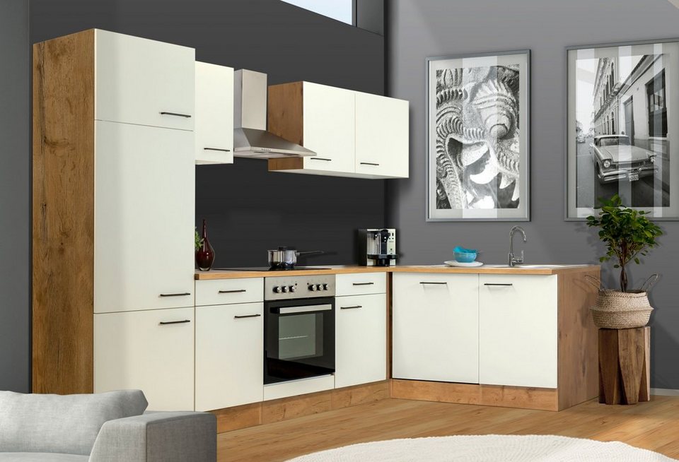 Flex-Well Küchenzeile Vintea, mit E-Geräten, Gesamtbreite 280 x 170 cm – Bild 2