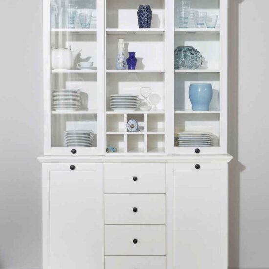 Home affaire Buffet Örebro zeitloser Landhausstil, mit Vollauszug, Beleuchtung optional – Bild 1