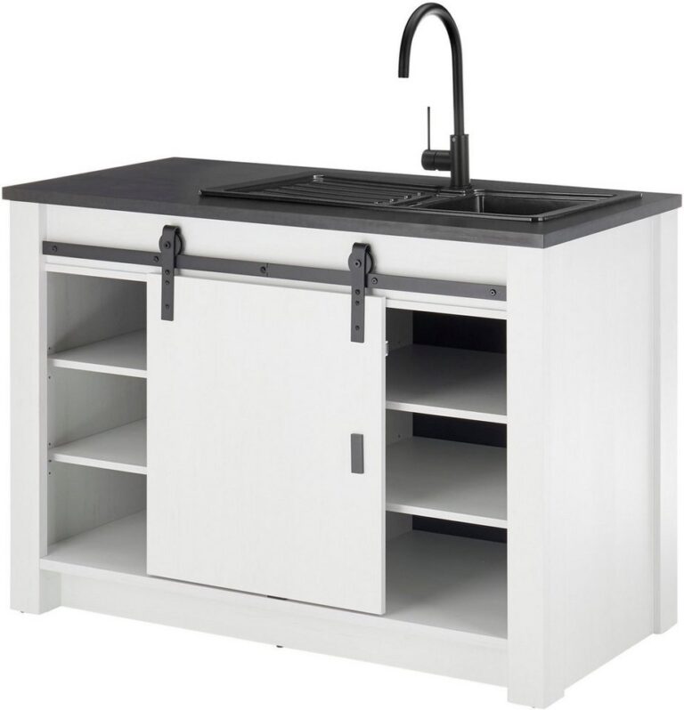 Home affaire Küche Sherwood, Breite 400 cm, ohne E-Geräte