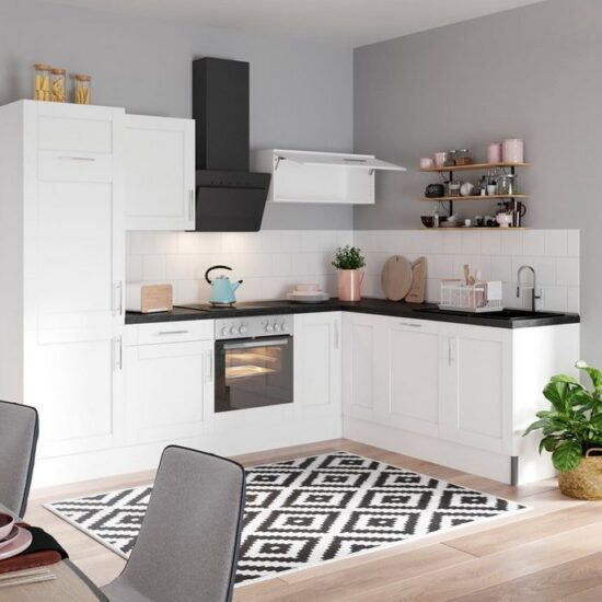 KOCHSTATION Küche KS-Ahus, 200 x 270 cm breit, wahlweise mit E-Geräten, Soft Close Funktion – Bild 2