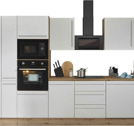 KOCHSTATION Küchenzeile Florida, Breite 370 cm, wahlweise mit E-Geräten,Softclose für Türen/Schubkästen – Bild 1