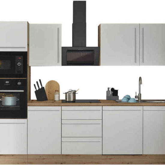 KOCHSTATION Küchenzeile Florida, Breite 310 cm, wahlweise mit E-Geräten,Softclose für Türen/Schubkästen – Image 2