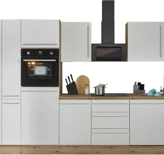 KOCHSTATION Küchenzeile Florida, Breite 310 cm, wahlweise mit E-Geräten,Softclose für Türen/Schubkästen – Image 4