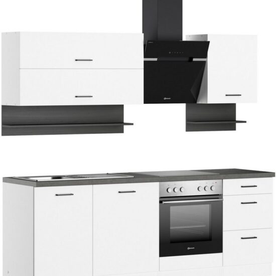 KOCHSTATION Küchenzeile KS-Betty, Breite 220 cm, mit E-Geräten von Bauknecht – Bild 4