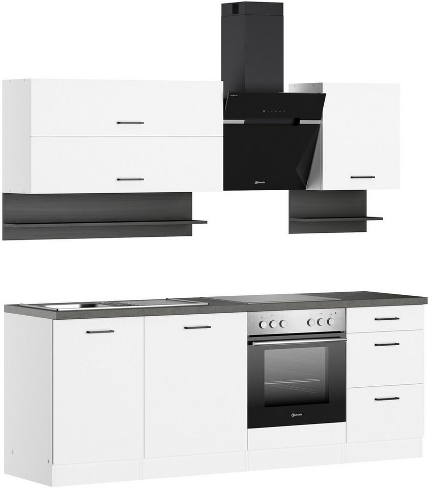 KOCHSTATION Küchenzeile KS-Betty, Breite 220 cm, mit E-Geräten von Bauknecht – Bild 4