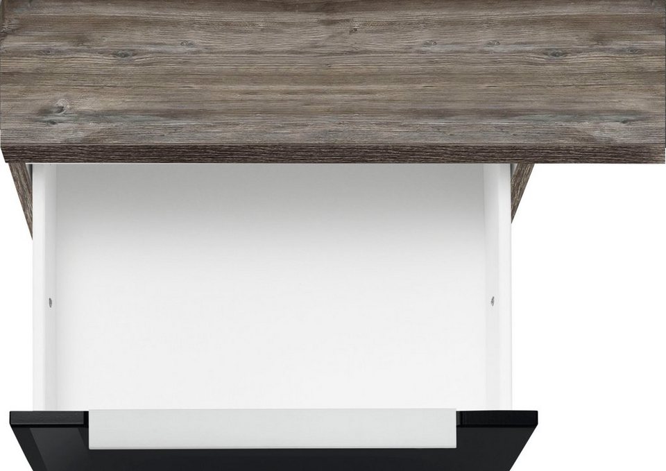 KOCHSTATION Küchenzeile KS-Brindisi, Breite 210 cm, wahlweise mit E-Geräten, mit MDF-Fronten und Regal – Bild 8