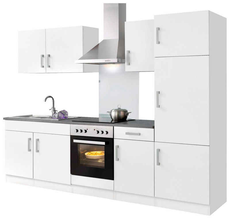 KOCHSTATION Küchenzeile KS-Frieda Breite 220 cm, wahlweise mit E-Geräten, mit 38mm starker Arbeitsplatte – Bild 9