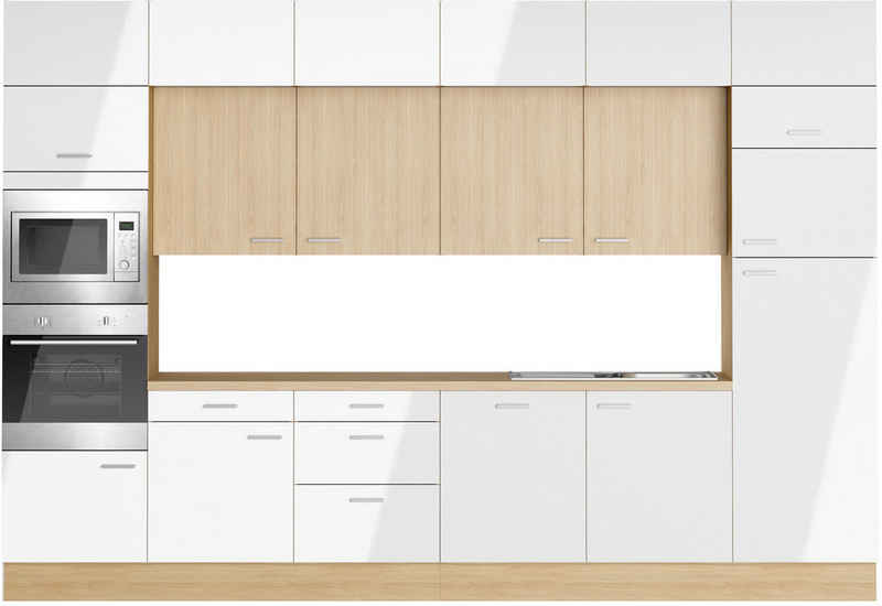 KOCHSTATION Küchenzeile KS-Lucy, Breite 360 cm, Soft-Close, inkl. Zubehör, wahlweise mit E-Geräten – Bild 1