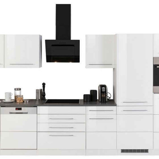nobilia® Küchenzeile "Laser II", NEU: individuell anpassbar mit gratis Profi-Beratung, vormontiert, 360 cm breit, optional mit verschiedenen E‑Geräte-Sets – Bild 3