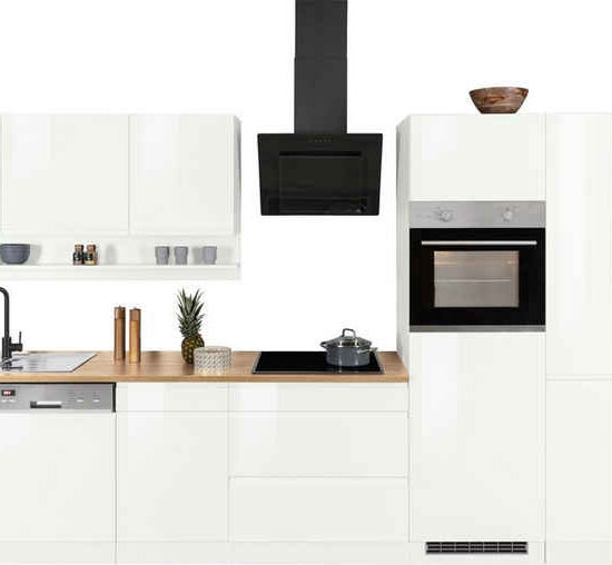 KOCHSTATION Küchenzeile KS-Virginia,neu in verbesserter Ausführung, Breite 390 cm, Soft-Close, mit Glaskeramik-oder Induktionskochfeld – Bild 1