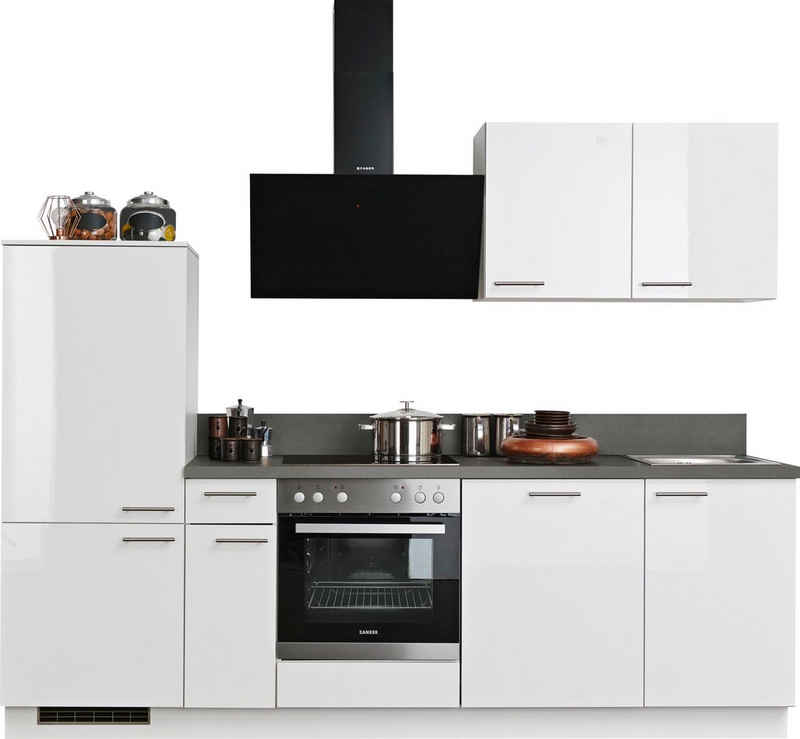 KOCHSTATION Küchenzeile KS-Wien, Breite 270 cm, wahlweise mit E-Geräten – Bild 4