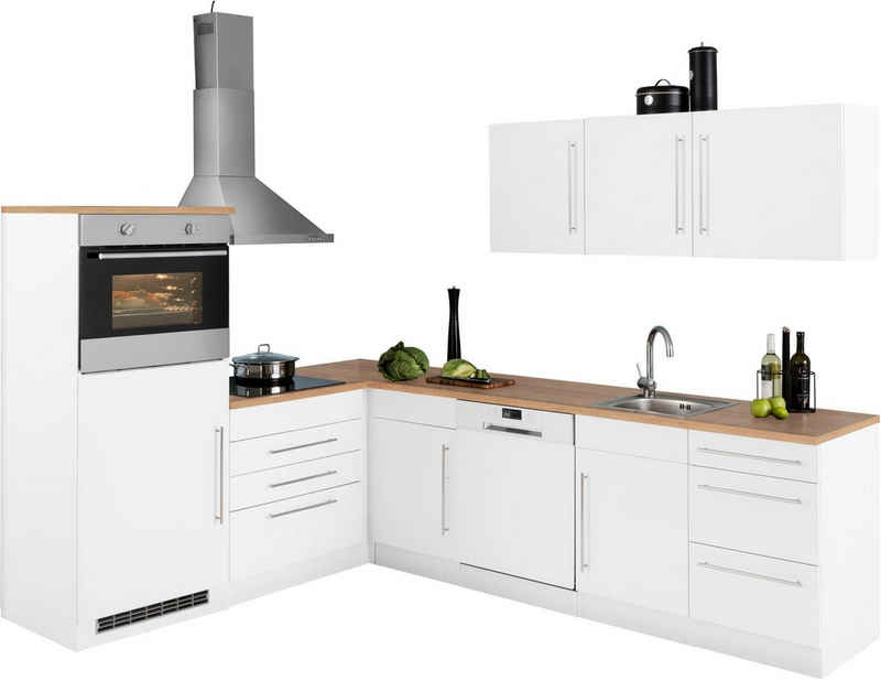 KOCHSTATION Winkelküche KS-Samos, Stellbreite 200x270 cm, wahlweise mit E-Geräten und Induktion – Bild 1
