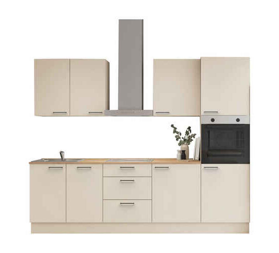 nobilia® Küchenzeile Norr, individuell anpassbar, gratis Küchenplanung mit Profis, (Breite 270 cm), vormontiert, wahlw. mit E-Geräten, inkl. Lieferung – Bild 2