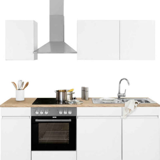 OPTIFIT Küchenzeile Roth, Stellmaße 210x175 cm,wahlweise mit E-Geräten, Push-to-Open-Funktion – Bild 6