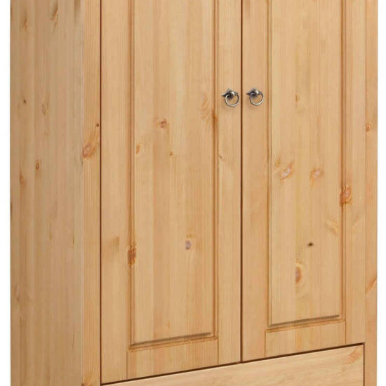 OTTO home Kleiderschrank Gotland; Wäscheschrank, Mehrzweckschrank mit Schubladen, Landhausstil (B/H/T ca: 80cmx178cmx40cm) massive Kiefer, FSC® zertifiziert, langlebige Qualität trifft Stil – Bild 1