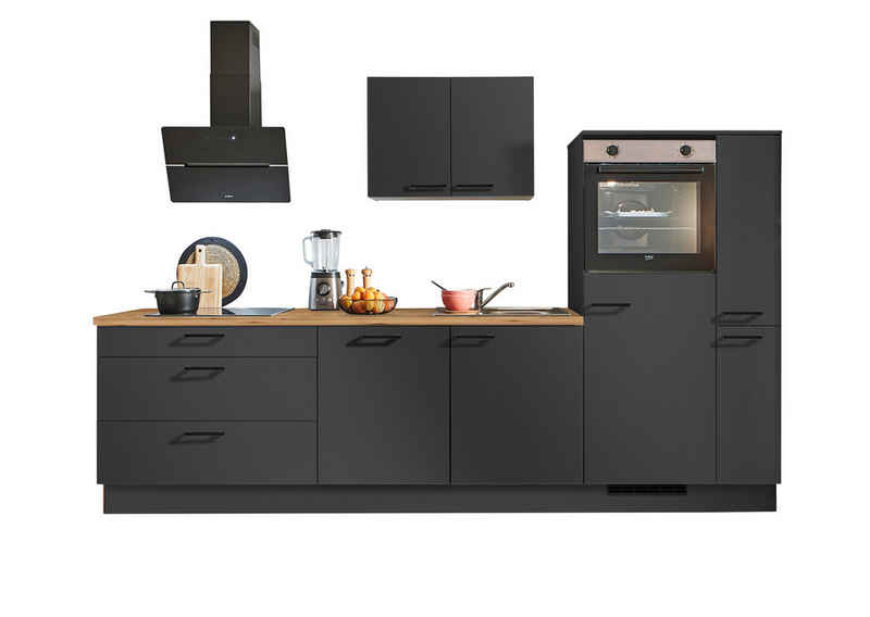 pino Küchenzeile Stockholm, individuell anpassbar, gratis Küchenplanung mit Profis, (Breite 280cm), vormontiert, wahlw. mit E-Geräten, Preis inkl. Lieferung – Bild 1