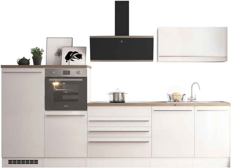 RESPEKTA Küche Gabriel, Breite 320 cm, mit E-Geräten, Soft-Close, Hochglanz – Bild 1