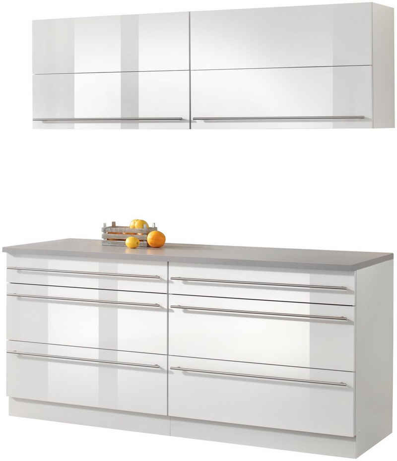 wiho Küchen Küche Chicago, ohne E-Geräte, Gesamtbreite 180 cm – Bild 1